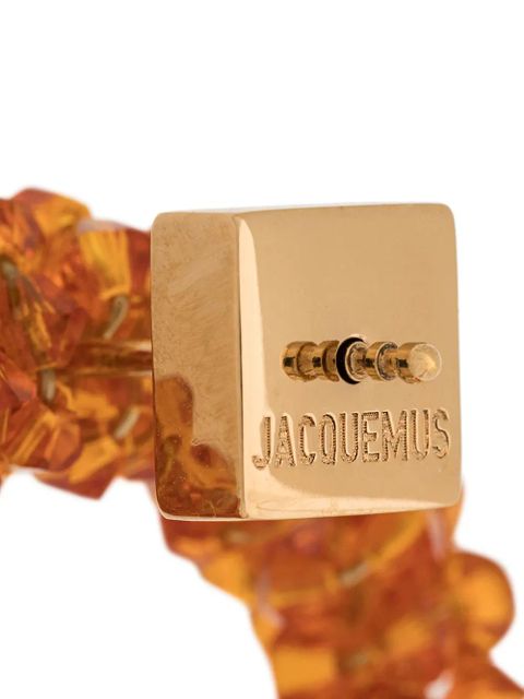 Jacquemus Les Boucles drop earrings - Orange