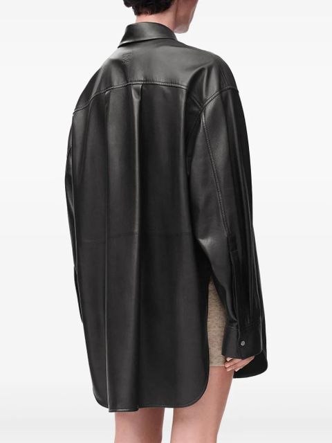 LOEWE leather shirt - Black - zdjęcie produktu nr 2