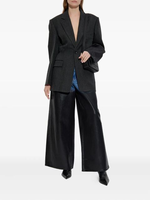 Alexander Wang elastic-waistband blazer - Grey - zdjęcie produktu nr 2