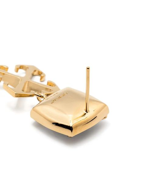 Off-White Arrows-motif drop earrings - Gold