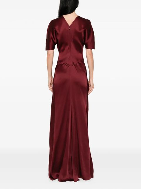 Victoria Beckham gathered maxi dress