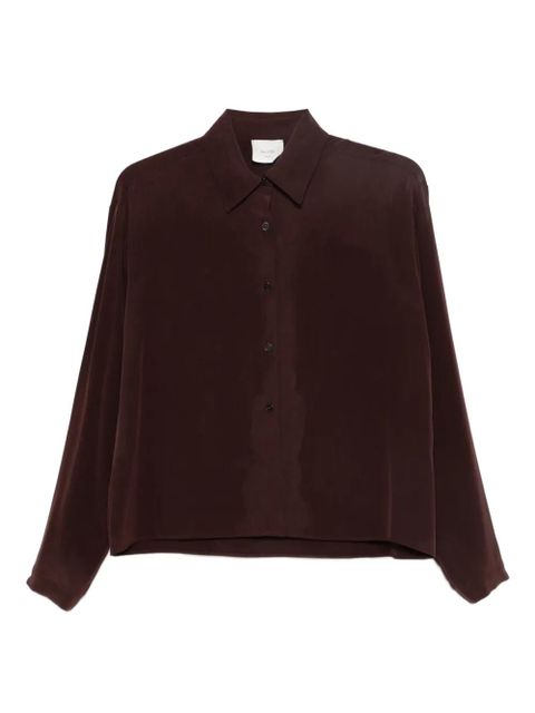 Alysi point-collar shirt - Red - zdjęcie produktu nr 1