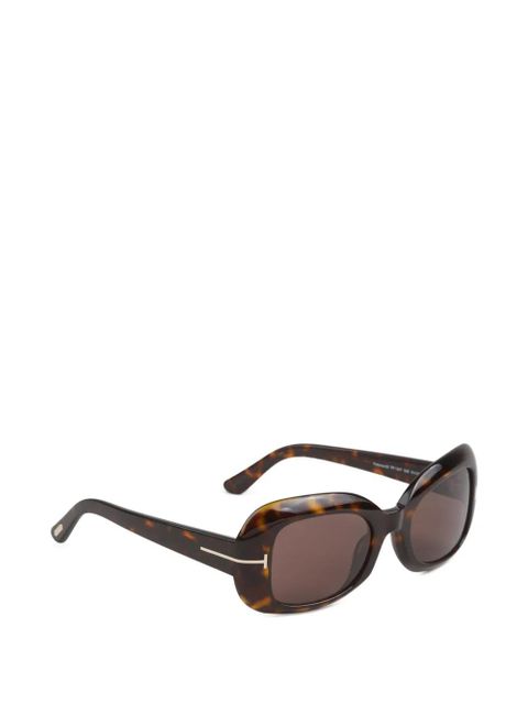 TOM FORD oval-frame sunglasses - Brown - zdjęcie produktu nr 2