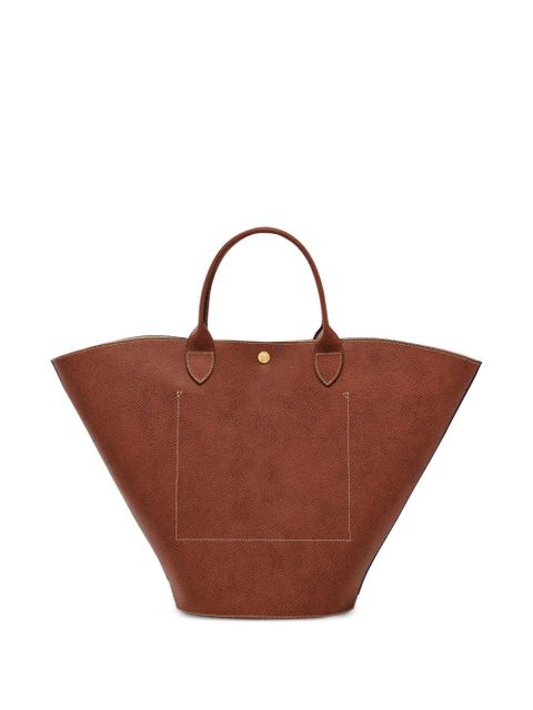 Longchamp XL Épure leather tote bag - Brown - zdjęcie produktu nr 2