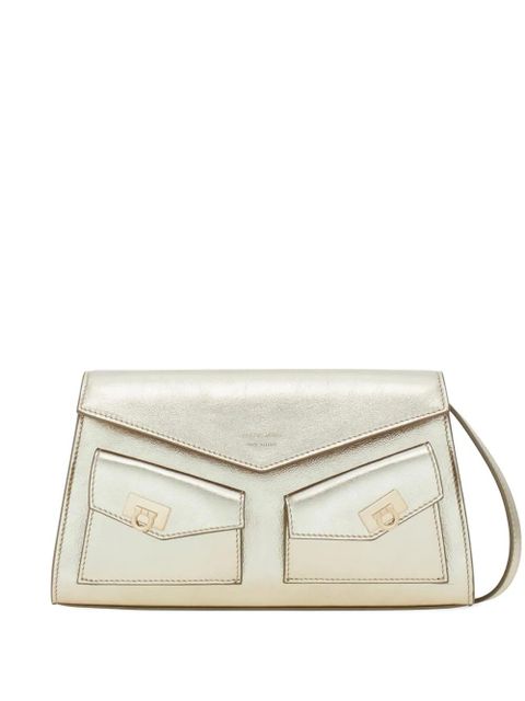 Ferragamo mini multi-pocket clutch bag - Gold - zdjęcie produktu nr 1