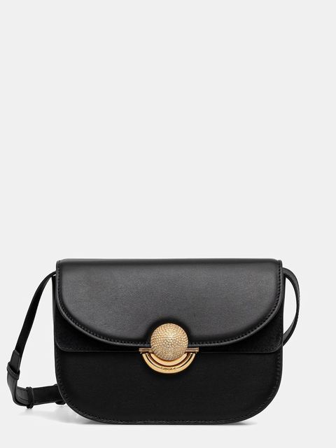 Furla torebka skórzana kolor czarny WB01737.BX0428.O6000 - zdjęcie produktu nr 1