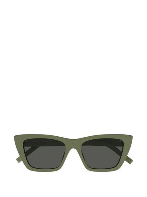 Saint Laurent cat-eye frame sunglasses - Green - zdjęcie produktu nr 1