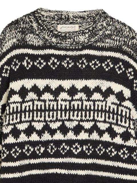 Free People Dani patterned knitwear - Black - zdjęcie produktu nr 2