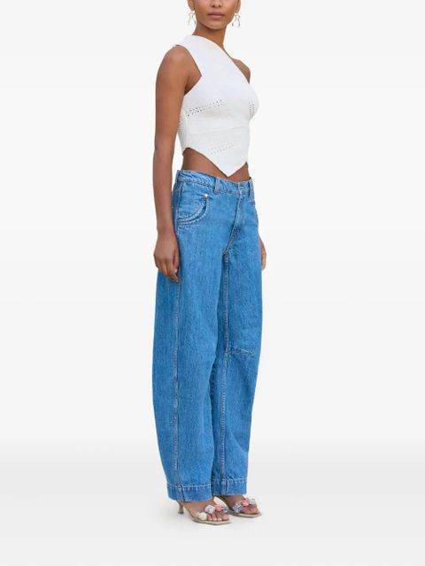 Cult Gaia Deneuve one-shoulder tank top - White - zdjęcie produktu nr 2