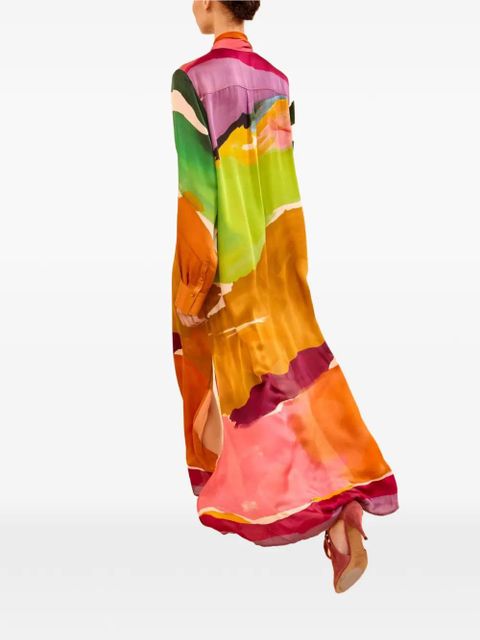 Ulla Johnson Critique silk maxi dress - Orange - zdjęcie produktu nr 2