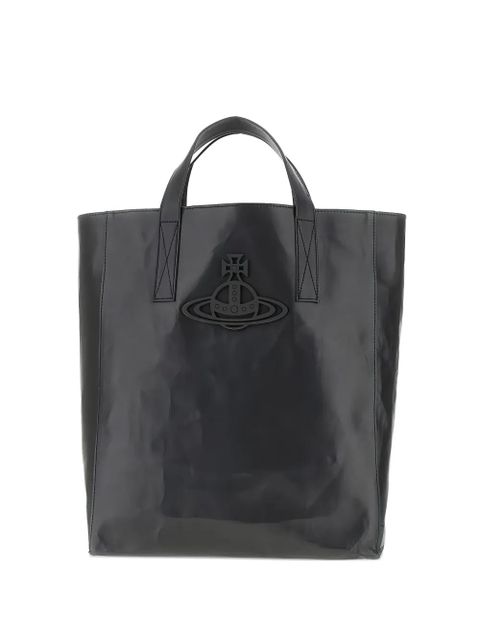Vivienne Westwood orb-embellished tote bag - Black - zdjęcie produktu nr 1