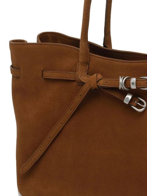 Marge Sherwood buckle-detail shoulder bag - Brown