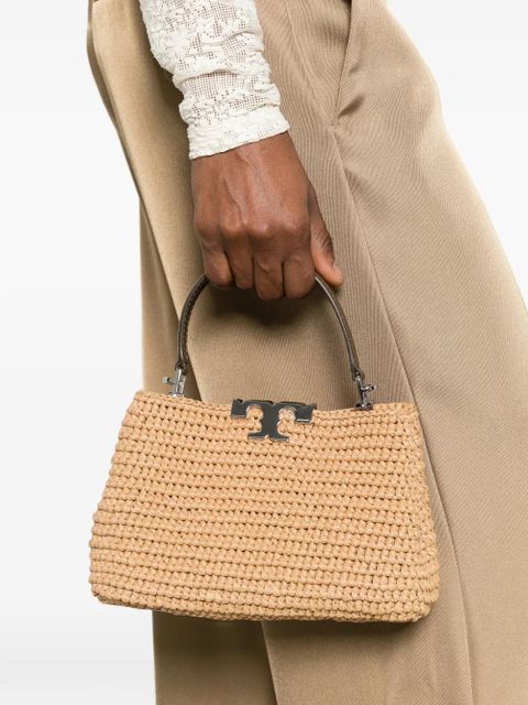 Tory Burch mini Eleanor straw tote bag - Neutrals - zdjęcie produktu nr 2