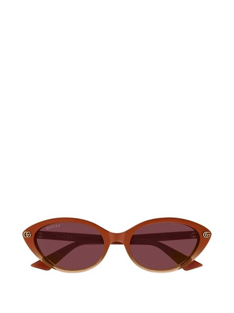 Gucci Eyewear cat-eye sunglasses - Brown - zdjęcie produktu nr 1