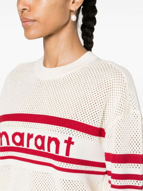 MARANT ÉTOILE Arwen open-knit jumper - Neutrals