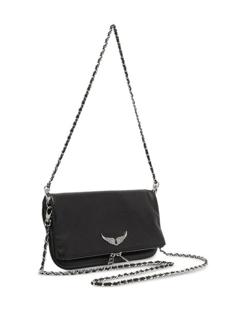 Zadig&Voltaire Rock logo-detailed chain-strap cross-body bag - Black