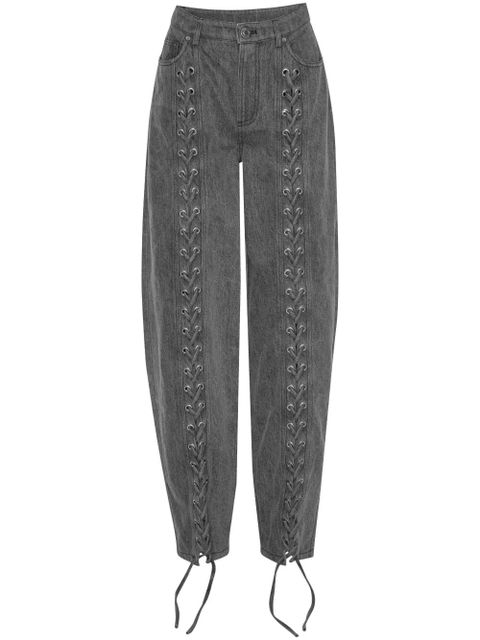 ROTATE BIRGER CHRISTENSEN laced-leg jeans - Grey - zdjęcie produktu nr 1