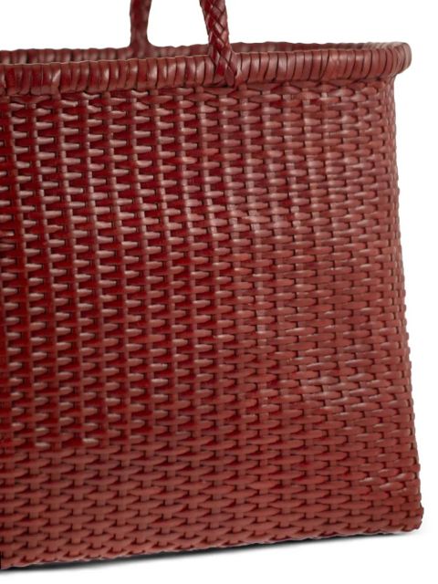 DRAGON DIFFUSION Weave woven-design shoulder bag - Red