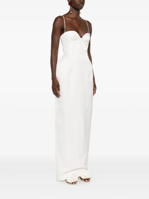 Magda Butrym sleeveless maxi dress - Neutrals
