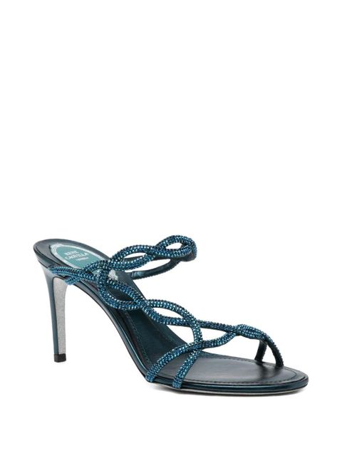 René Caovilla 80mm Braid sandals - Blue - zdjęcie produktu nr 2