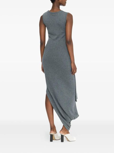 JW Anderson draped tie-waist dress - Grey