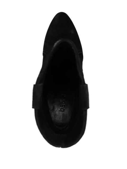 Ba&Sh 80mm suede ankle boots - Black