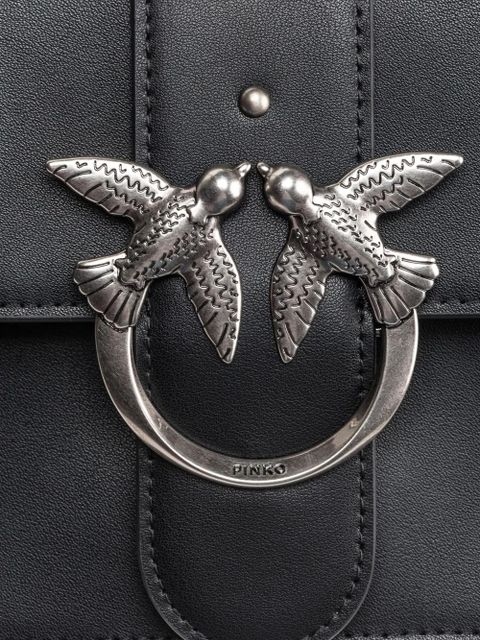 PINKO love birds chain-strap shoulder bag - Black