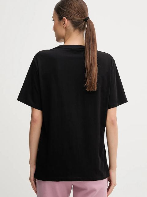 EA7 Emporio Armani t-shirt bawełniany damski kolor czarny AF12503.7W000407 - zdjęcie produktu nr 2