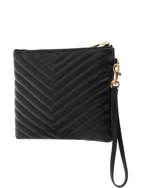 Saint Laurent quilted leather purse - Black