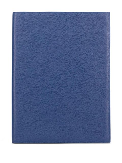 Longchamp Le Foulonné leather notepad cover - Blue - zdjęcie produktu nr 1