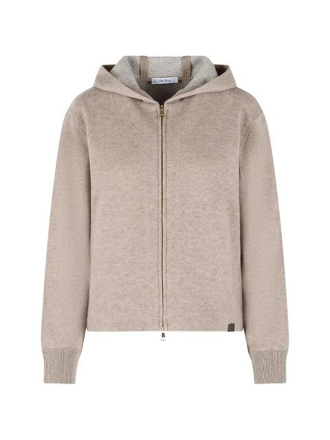 Max Mara zip-up hoodie - Neutrals - zdjęcie produktu nr 1
