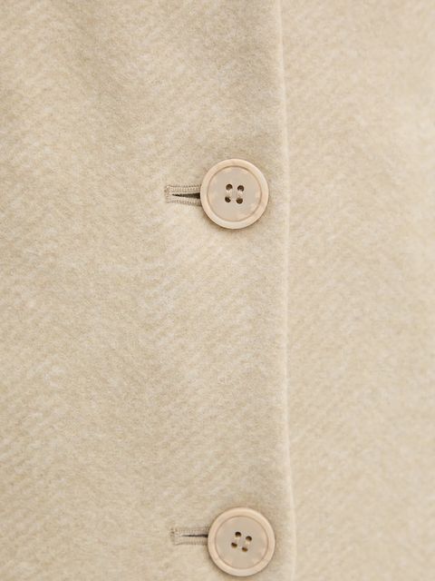 Silvian Heach płaszcz ALCEDO kolor beżowy GPA25012CP