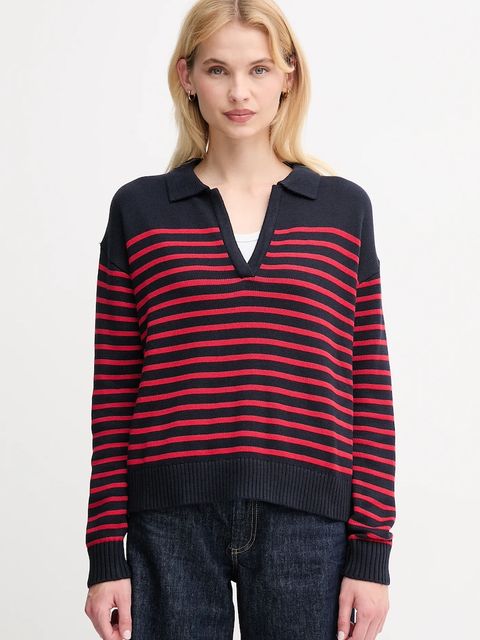 Pepe Jeans sweter damski kolor granatowy lekki PL7000012 - zdjęcie produktu nr 1