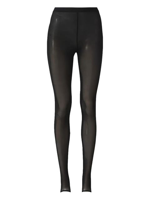WARDROBE.NYC semi-sheer leggings - Black - zdjęcie produktu nr 1