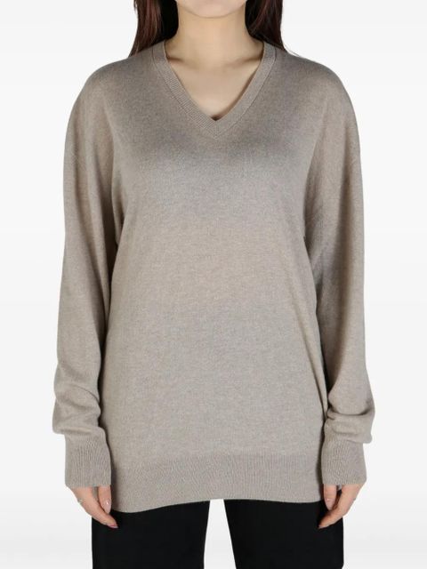 The Row v neck sweatshirt - Neutrals - zdjęcie produktu nr 1