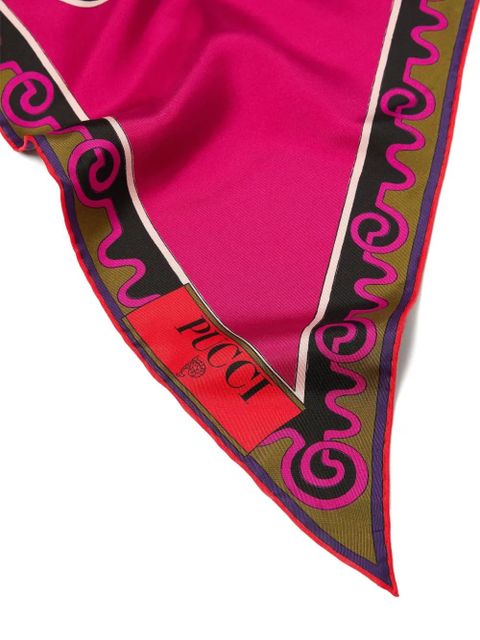 PUCCI Astro print scarf - Pink