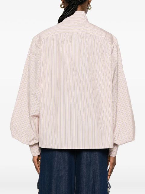 ZIMMERMANN striped buttoned blouse - Pink