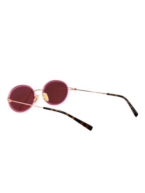 Gucci Eyewear oval-frame sunglasses - Pink