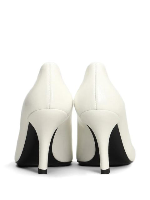 TOTEME Contour polished leather pumps - Neutrals