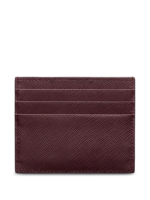 Prada Saffiano leather card holder - Red - zdjęcie produktu nr 2