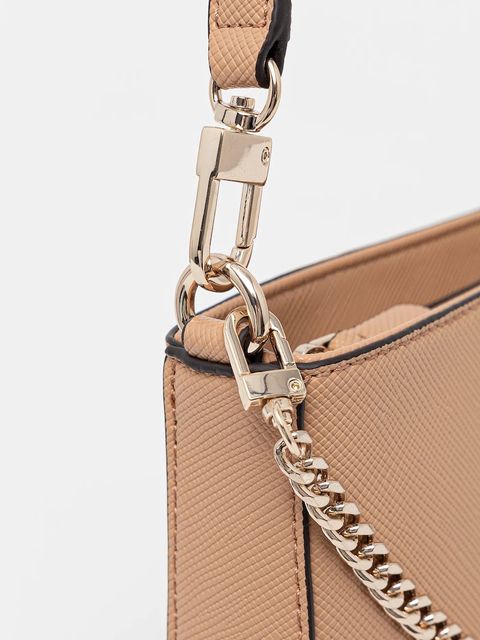 Guess torebka NOELLE kolor brązowy HWZG78 79720