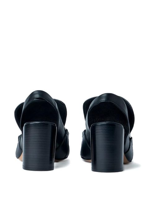 Sportmax square-toe heeled pumps - Black - zdjęcie produktu nr 2