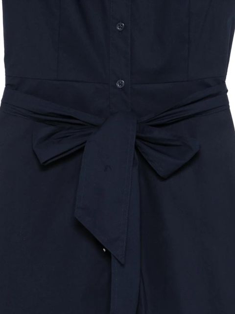 Lauren Ralph Lauren tie-waist shirt midi dress - Blue