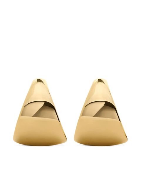 Monica Vinader tapered large hoop earrings - Gold - zdjęcie produktu nr 1