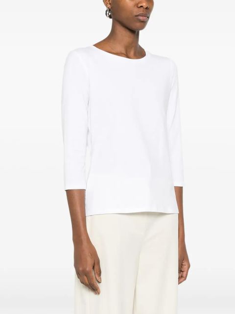 Max Mara boat neck top - White