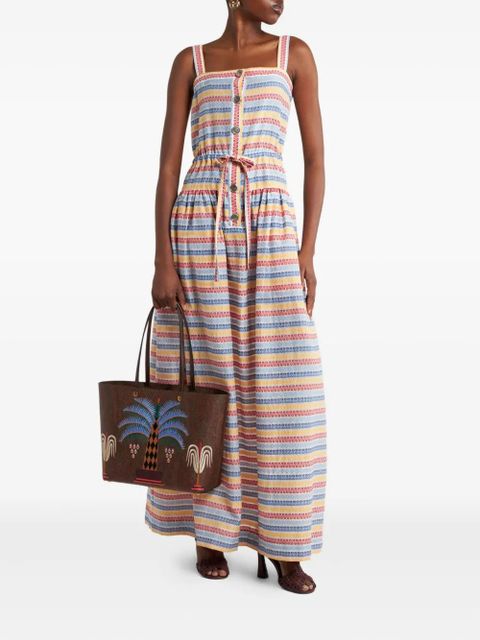 ETRO striped dress - Blue