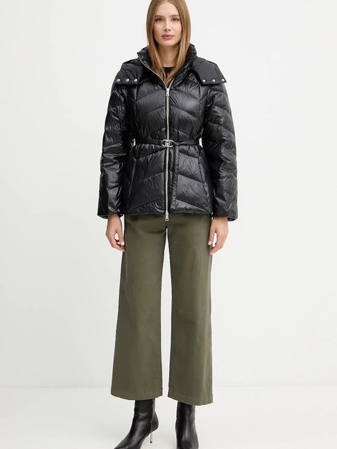 Liu Jo kurtka puchowa kolor czarny zimowa MF5022 T2709