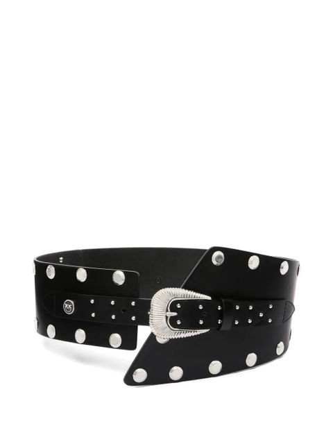 PINKO studded buckle belt - Black - zdjęcie produktu nr 1