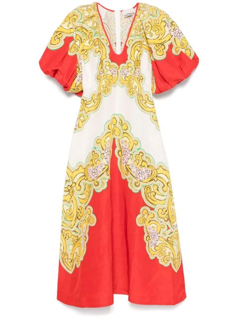 ALEMAIS Sierra midi dress - White - zdjęcie produktu nr 1