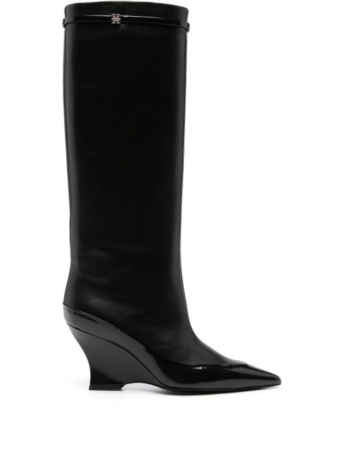 Givenchy Raven 80mm leather boots - Black - zdjęcie produktu nr 1